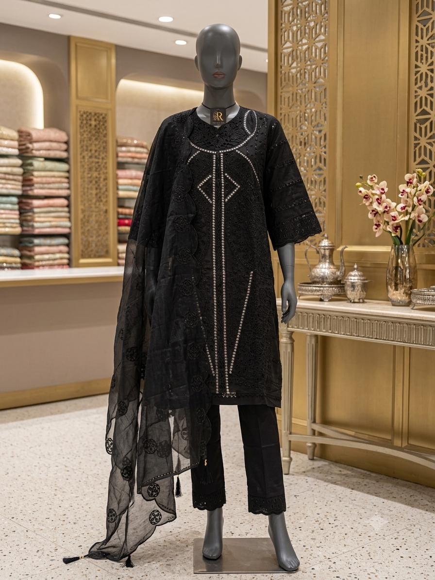 PAKISTANI CUT-WORK SUIT