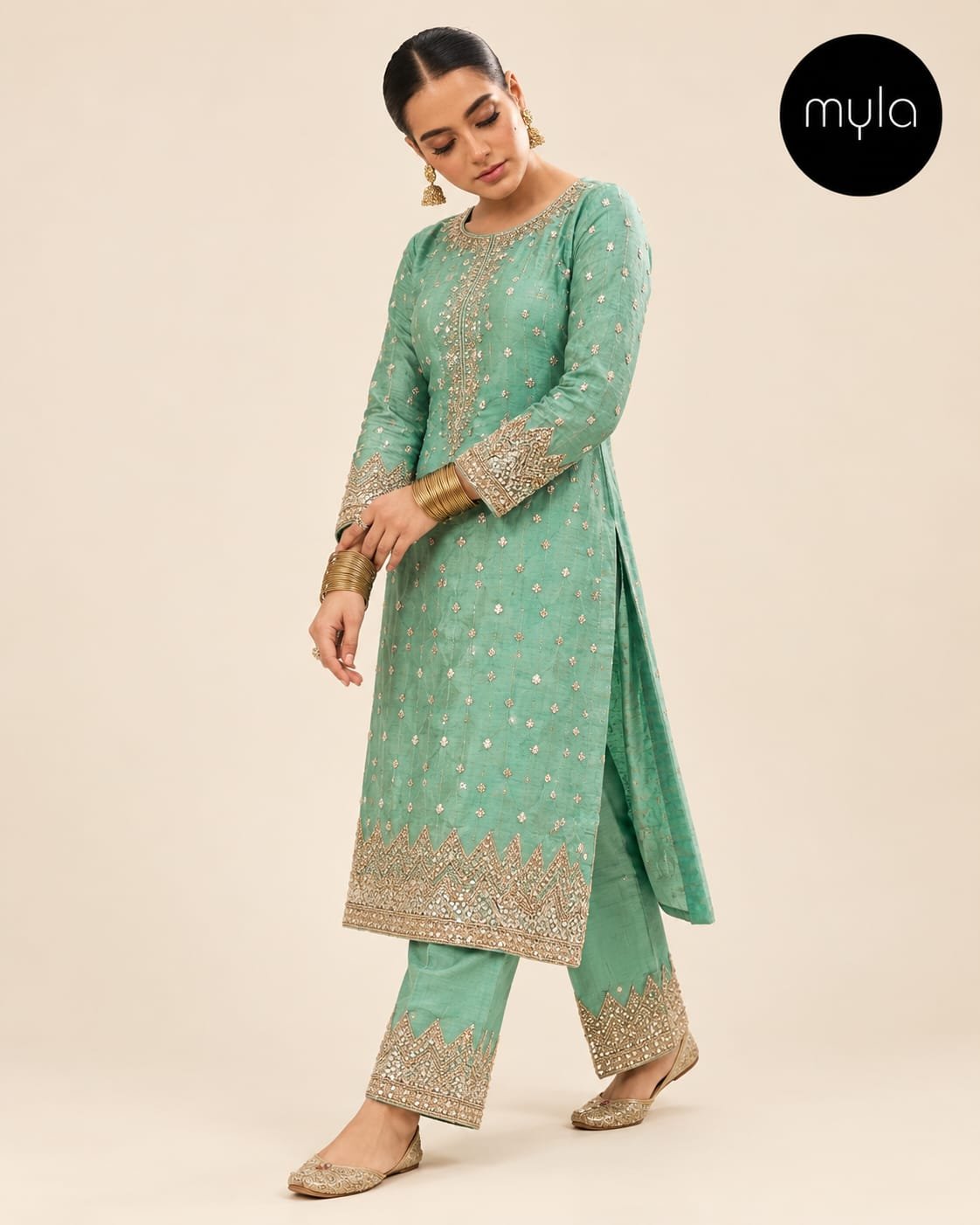Myla Embroidered Kurta Set